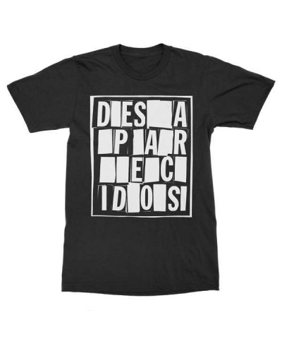 Desaparecidos Women's Block Letters T-Shirt - Black $5.85 Shirts