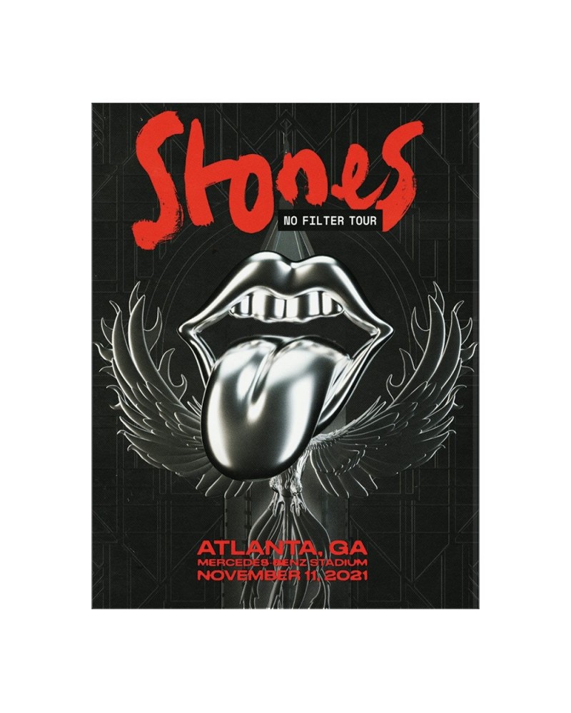 The Rolling Stones Atlanta No Filter Tour 2021 Lithograph $14.80 Decor