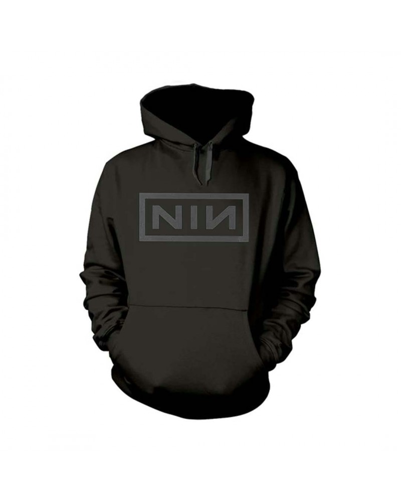 Nine Inch Nails Hoodie - Classic Grey Logo $30.89 Sweatshirts