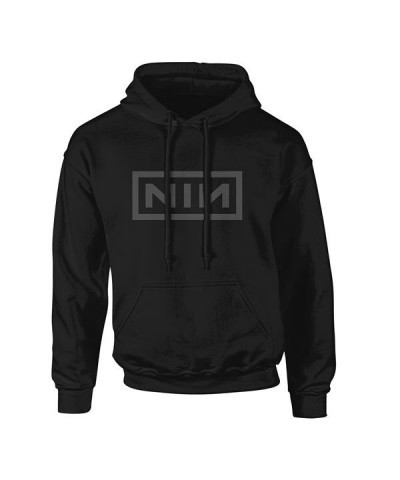 Nine Inch Nails Hoodie - Classic Grey Logo $30.89 Sweatshirts