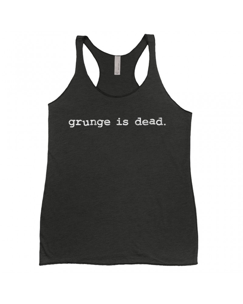 Nirvana Ladies' Tank Top | Grunge Is Dead Worn By Kurt Cobain Shirt $14.19 Shirts