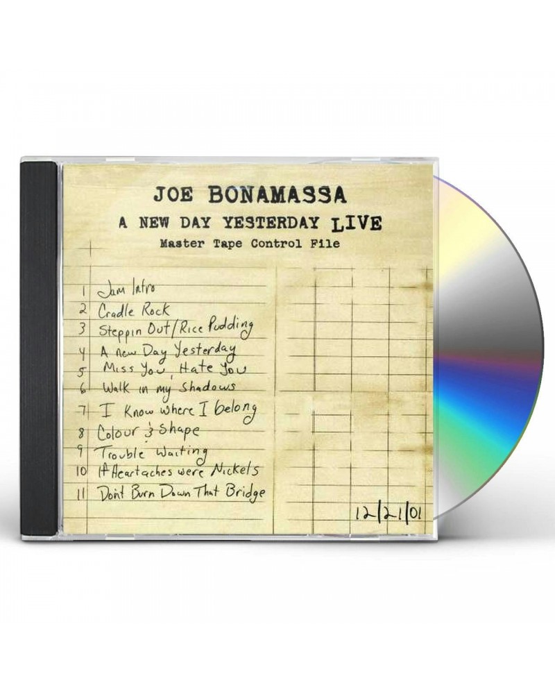 Joe Bonamassa NEW DAY YESTERDAY LIVE CD $4.80 CD