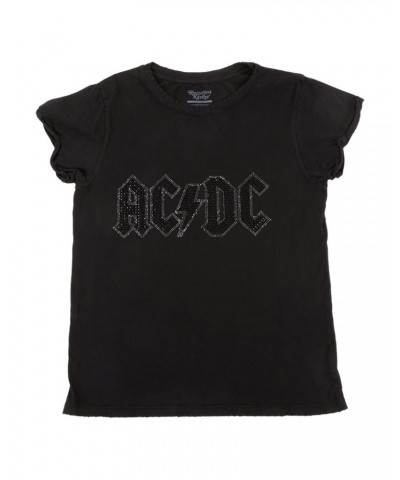 AC/DC Black Crystal Roll Up T-shirt $9.60 Shirts