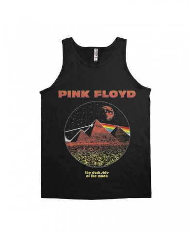 Pink Floyd Unisex Tank Top | Vintage Pyramids Red Tint Image Shirt $8.98 Shirts