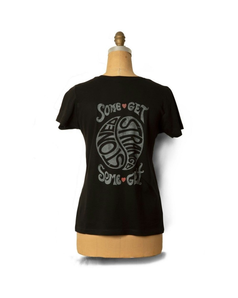 Neil Young Soft Organic Vintage Co-Pilot Women's Black T-Shirt $16.52 Shirts