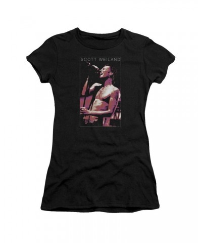 Scott Weiland Juniors Shirt | VOCAL BLAST Juniors T Shirt $6.40 Shirts