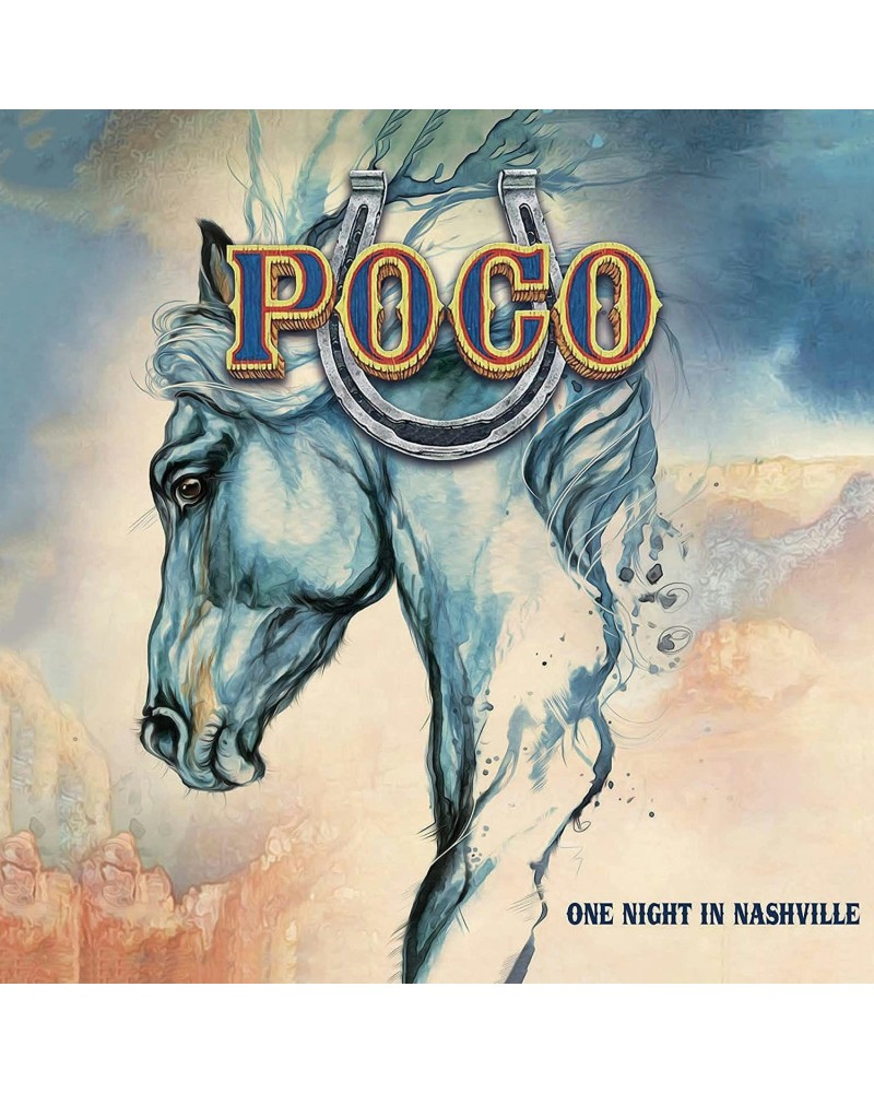 Poco ONE NIGHT IN NASHVILLE (TRANSPARENT BLUE) Vinyl Record $10.12 Vinyl