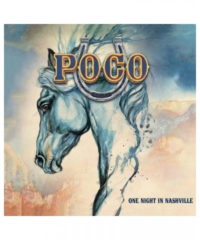 Poco ONE NIGHT IN NASHVILLE (TRANSPARENT BLUE) Vinyl Record $10.12 Vinyl