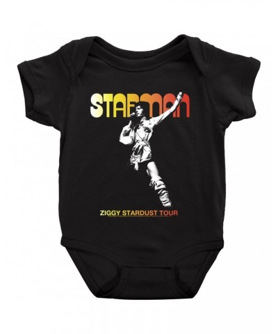 David Bowie Baby Short Sleeve Bodysuit | Starman Ombre Bodysuit $8.98 Kids