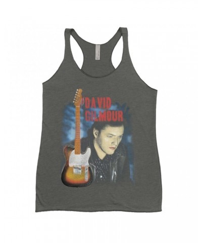 David Gilmour Ladies' Tank Top | Color Tone About Face Image Shirt $10.13 Shirts