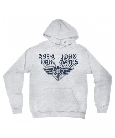 Daryl Hall & John Oates Hoodie | Navy Wings Logo Distressed Hoodie $11.99 Sweatshirts