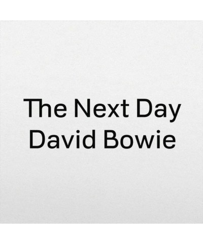 David Bowie The Next Day White 7" LP (Vinyl) $6.96 Vinyl