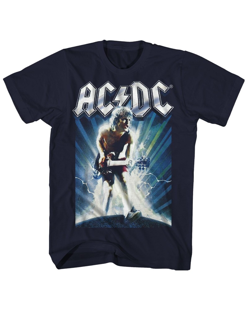 AC/DC T-Shirt | Angus Young Electric T-Shirt $4.49 Shirts