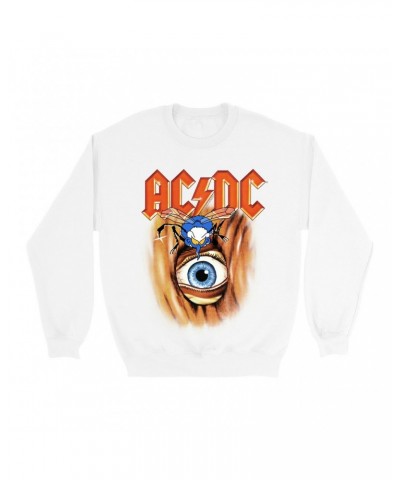 AC/DC Sweatshirt | Fly On The Wall Album Cover Image Sweatshirt $15.03 Sweatshirts