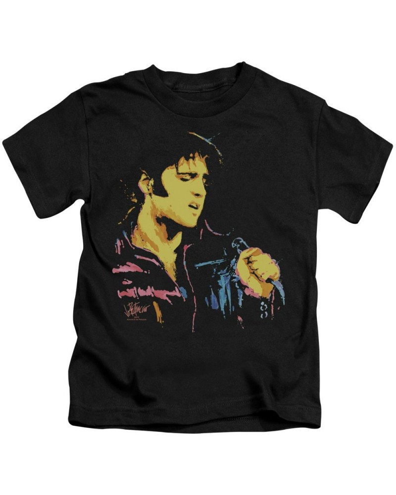 Elvis Presley Kids T Shirt | NEON ELVIS Kids Tee $5.88 Kids