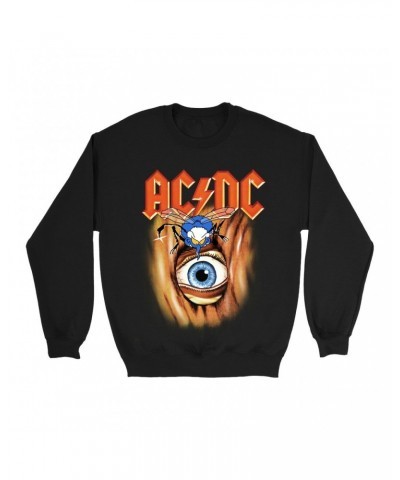 AC/DC Sweatshirt | Fly On The Wall Album Cover Image Sweatshirt $15.03 Sweatshirts