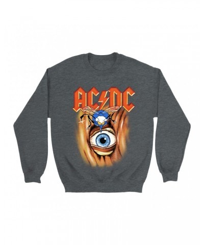 AC/DC Sweatshirt | Fly On The Wall Album Cover Image Sweatshirt $15.03 Sweatshirts