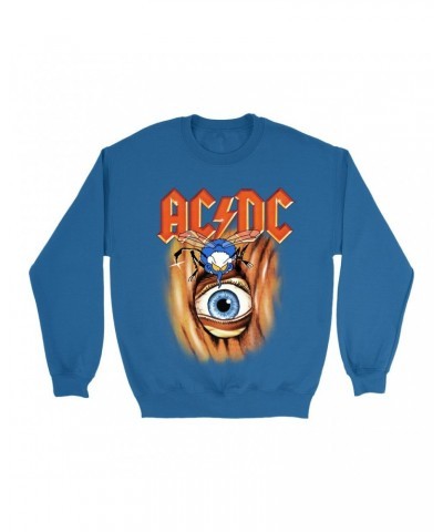 AC/DC Sweatshirt | Fly On The Wall Album Cover Image Sweatshirt $15.03 Sweatshirts