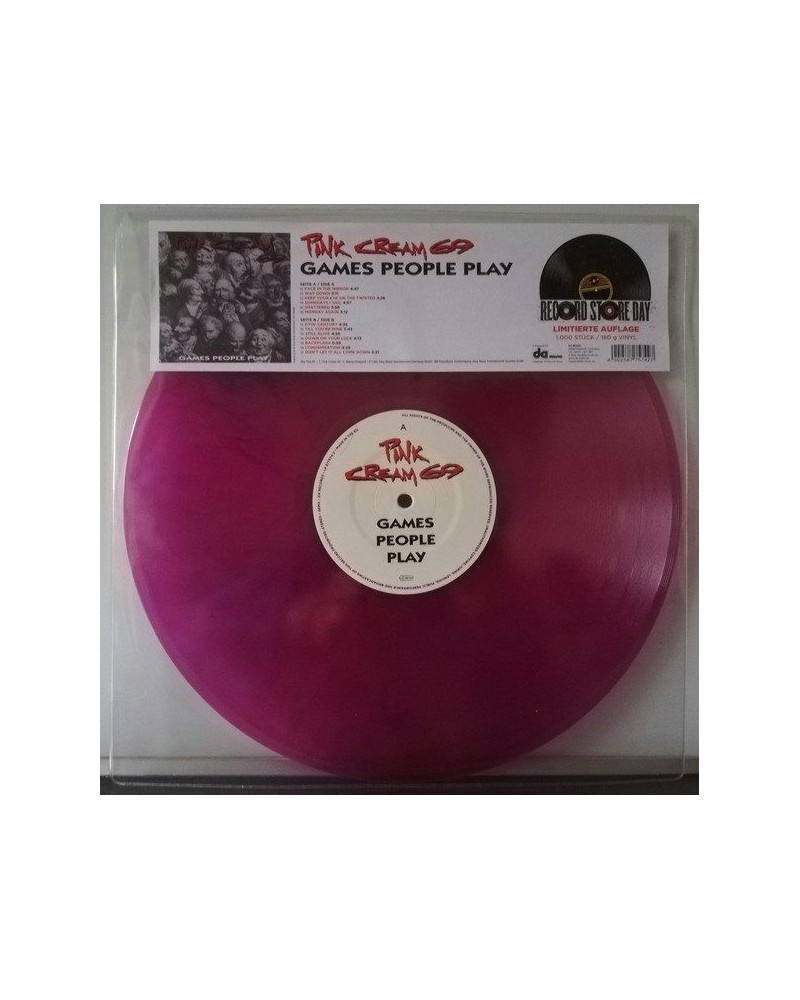 Pink Cream 69 GAMES PEOPLE PLAY (PINK VINYL) Vinyl Record $7.65 Vinyl