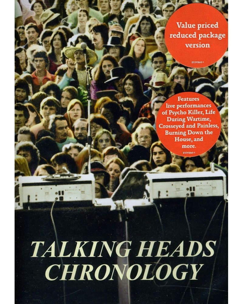 Talking Heads CHRONOLOGY DVD $5.88 Videos