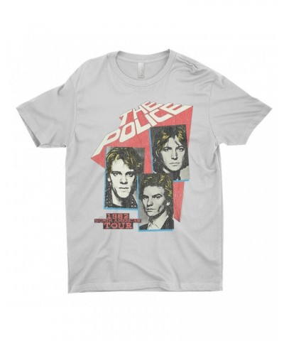 The Police T-Shirt | 1982 North American Tour Distressed Shirt $9.73 Shirts