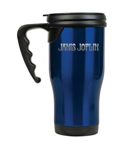 Janis Joplin Logo Travel Mug $6.13 Drinkware
