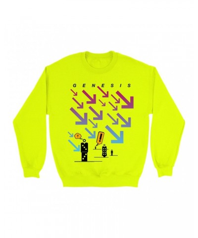 Genesis Bright Colored Sweatshirt | Live In Concert 1986 Tour Sweatshirt $15.38 Sweatshirts