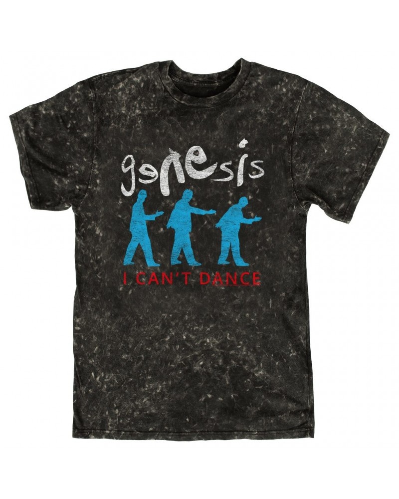 Genesis T-shirt | I Can't Dance Logo Distressed Mineral Wash Shirt $9.58 Shirts