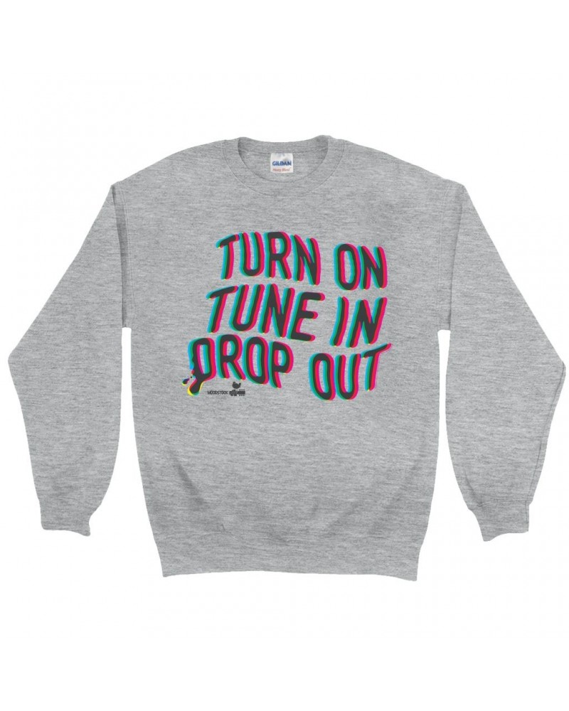 Woodstock Sweatshirt | Turn On Tune In Drop Out Sweatshirt $17.48 Sweatshirts