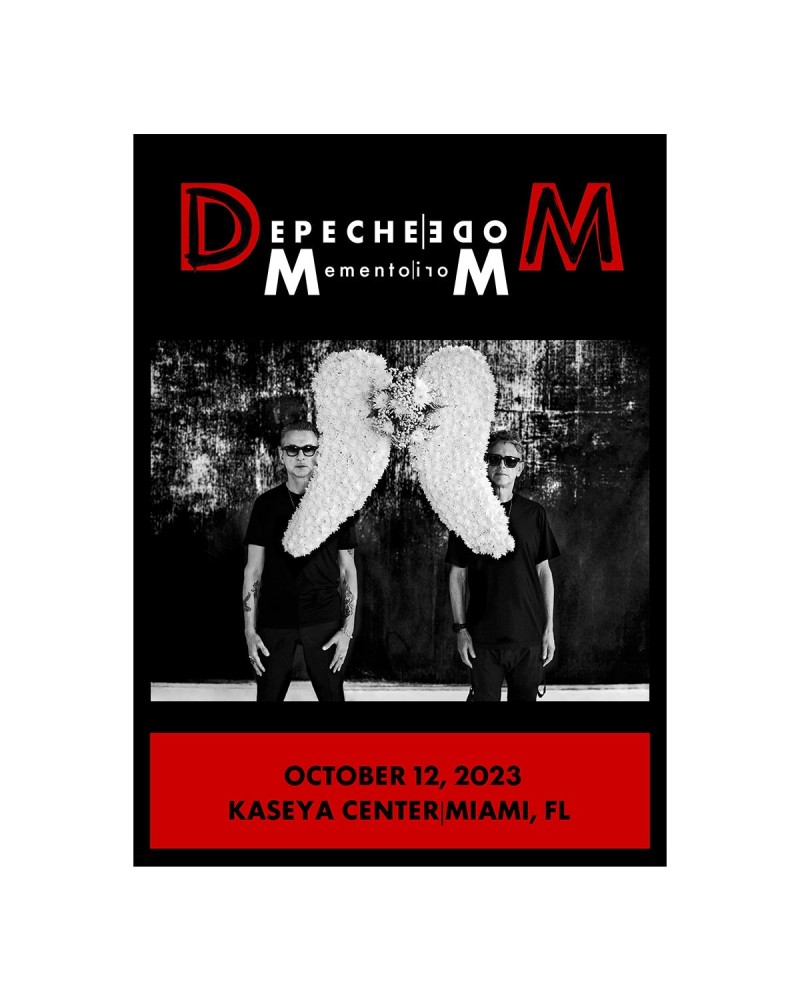 Depeche Mode Memento Mori Tour 2023 Miami Screen Print Poster Limited Edition $18.50 Decor