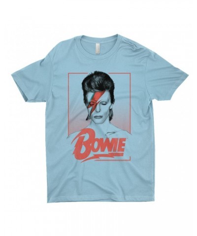 David Bowie T-Shirt | Aladdin Sane Bowie Red Image Shirt $11.98 Shirts