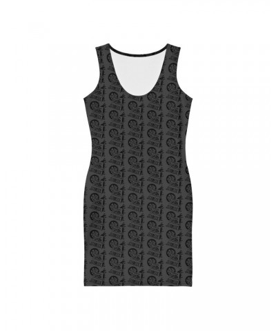 Steam Powered Giraffe Dark Grey SPG Logo Fitted Dress $15.75 Dresses