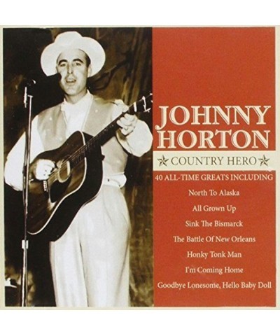 Johnny Horton COUNTRY HERO CD $2.01 CD