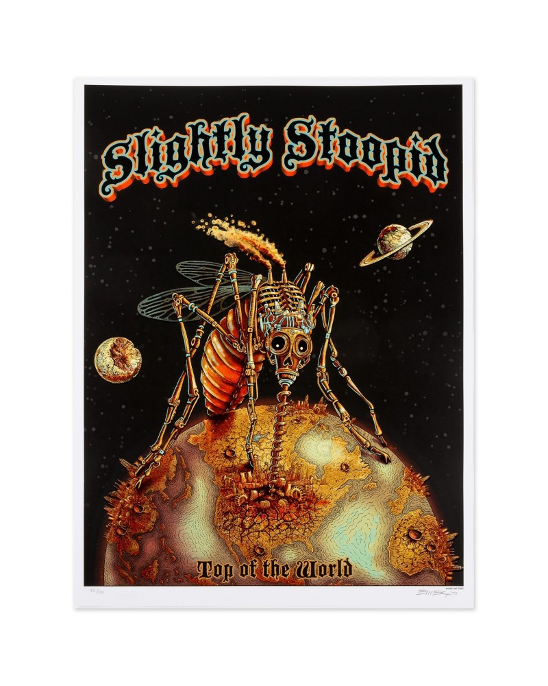 Slightly Stoopid Top of the World 18x24 Silkscreen Poster $17.60 Decor