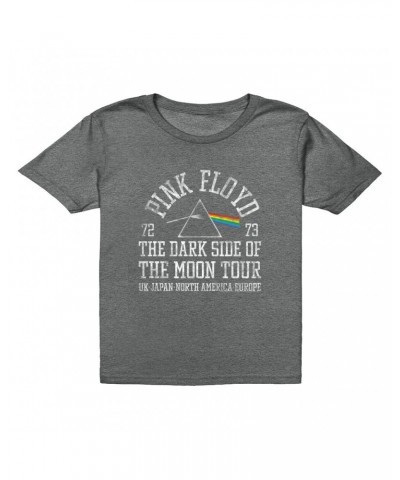 Pink Floyd Kids T-Shirt | Dark Side Of The Moon World Tour 72-73 Distressed Kids T-Shirt $7.73 Kids