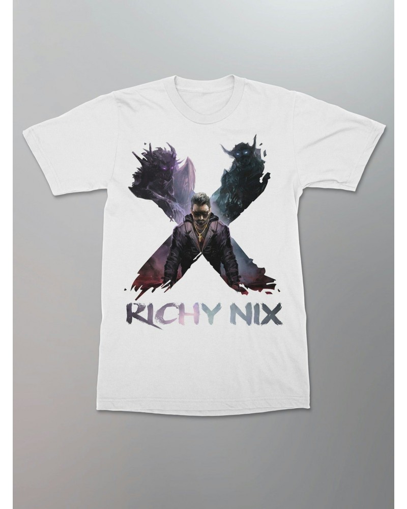 Richy Nix Demon Shirt (White) $9.25 Shirts