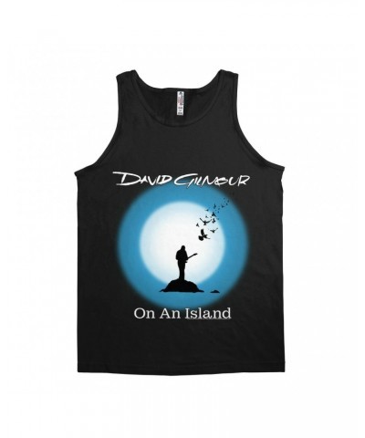 David Gilmour Unisex Tank Top | On An Island Album Design Shirt $7.73 Shirts