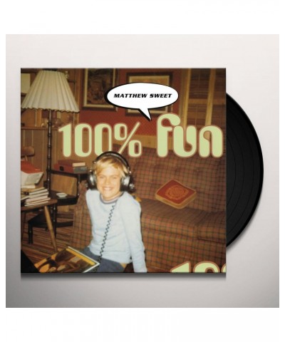 Matthew Sweet 100% Fun (Expanded Edition) Vinyl Record $19.14 Vinyl
