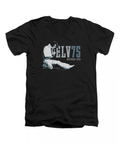 Elvis Presley T Shirt (Slim Fit) | ELV 75 LOGO Slim-fit Tee $8.55 Shirts