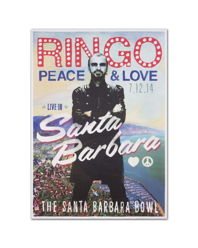 Ringo Starr Santa Barbara Event Poster $9.30 Decor