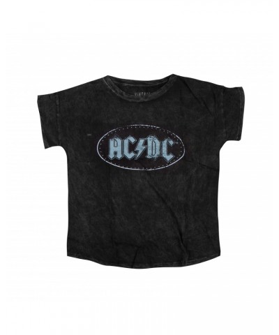 AC/DC Circlular Logo Charcoal T-Shirt $2.25 Shirts