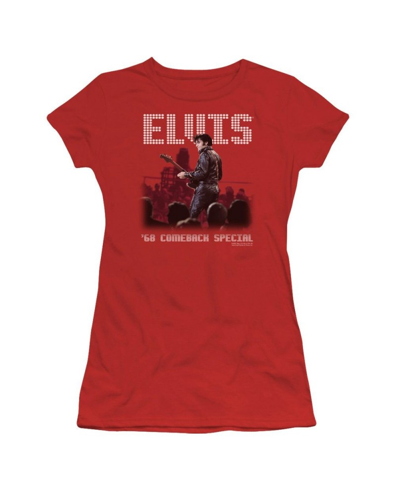 Elvis Presley Juniors Shirt | RETURN OF THE KING Juniors T Shirt $7.56 Shirts