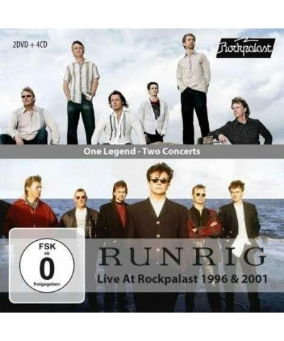Runrig ONE LEGEND - TWO CONCERTS (LIVE AT ROCKPALAST 1996 & 2001) (CD/DVD BOX SET) $10.07 CD