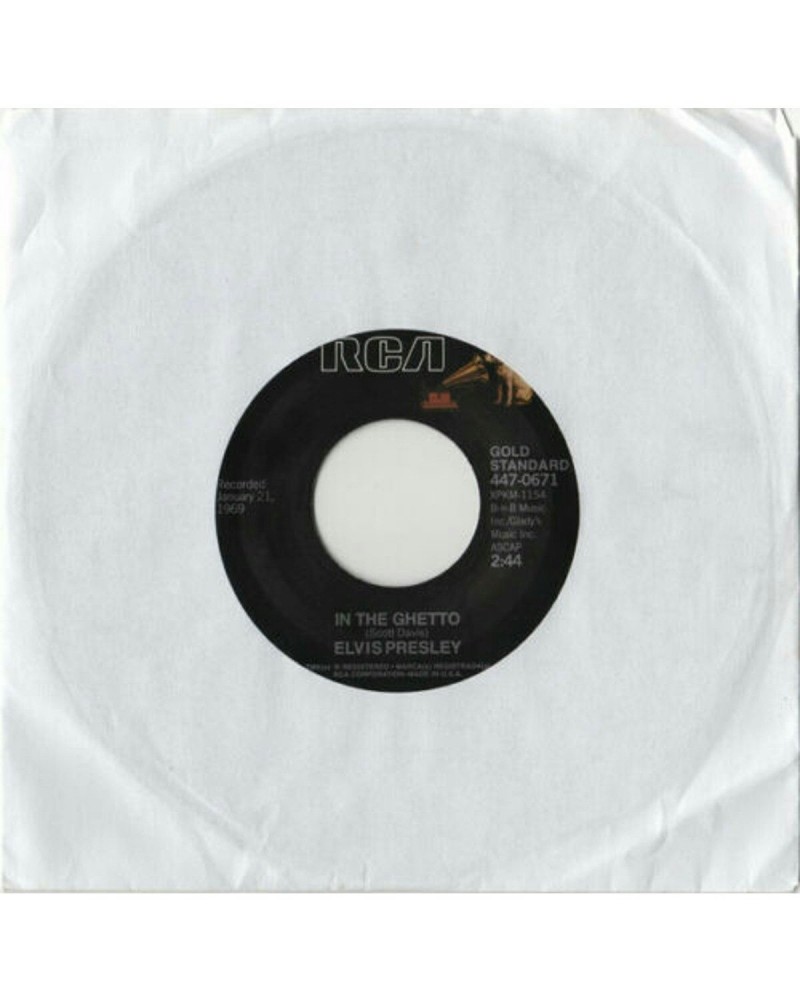 Elvis Presley In The Ghetto 7" Single $2.45 Vinyl