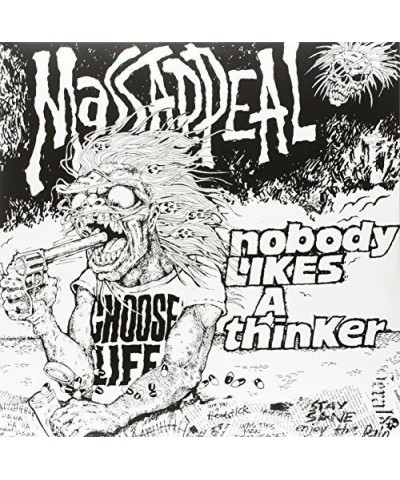 Massappeal NOBODY LIKES A THINKER (RED & BLACK SPLOTCHED) Vinyl Record $13.57 Vinyl