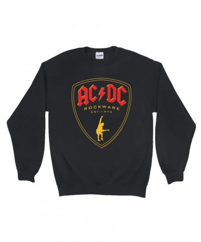 AC/DC Sweatshirt | Rockware Est. 1973 Emblem Sweatshirt $11.18 Sweatshirts