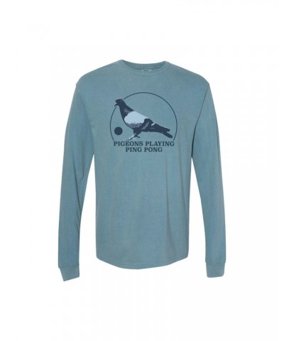 Pigeons Playing Ping Pong Pigeon Ball Long Sleeve $13.30 Shirts