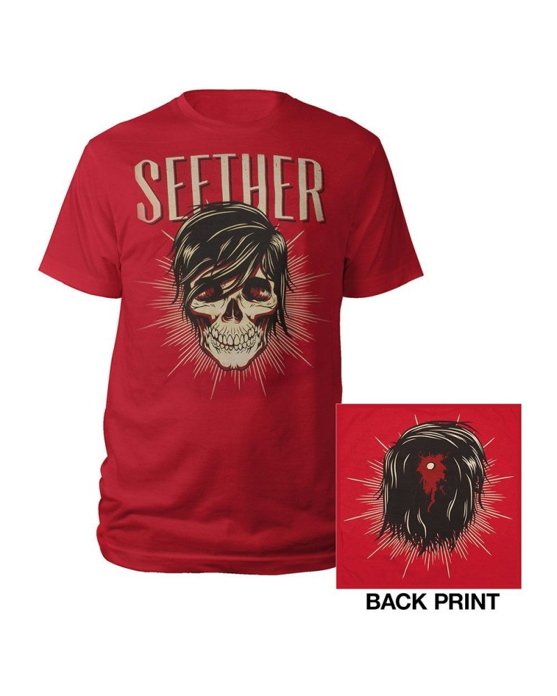 Seether Ronlewhorn Skull Red T-Shirt $2.50 Shirts