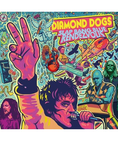 Diamond Dogs LP - Slap Bang Blue Rendezvous (Blue/Yellow Vinyl) $24.86 Vinyl