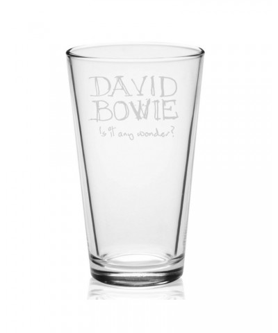David Bowie Is it any wonder? Etched Pint Glass $5.10 Drinkware
